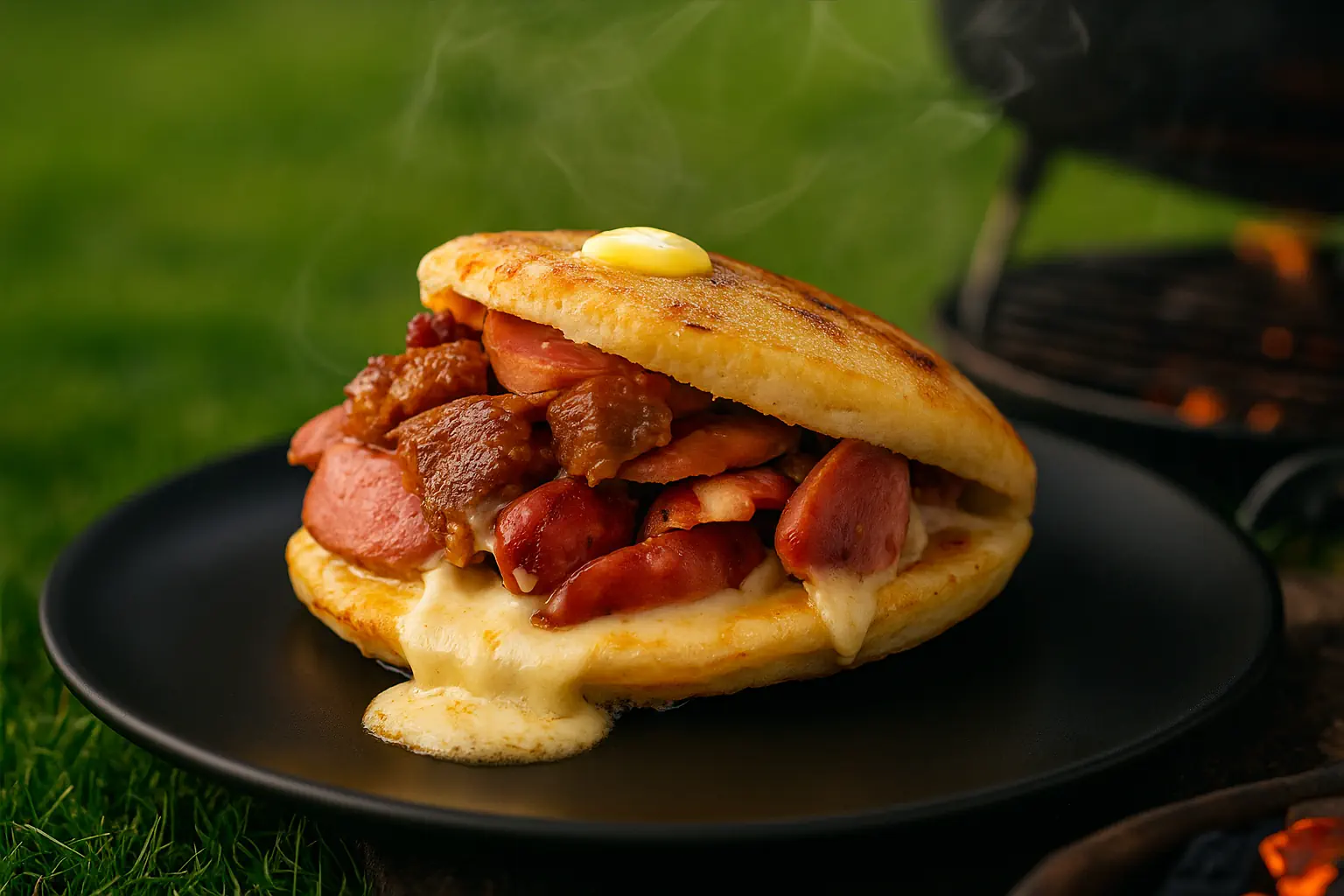 AREPA-CHORIZO-CHICHARRON-SUPER-AREPA